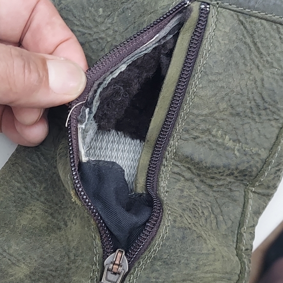 Ugg Becloud Waterproof Genuine Shearling Lined Tall Lace Up Boot Size 7 - Picture 12 of 13